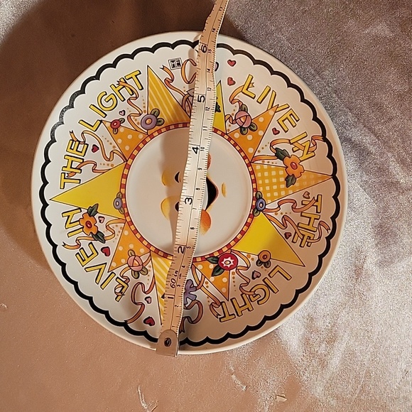 Mary Engelbreit "Live In The Light" Coffee Cup Saucer Only - Picture 4 of 6